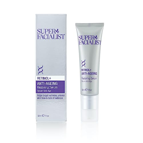 Super Facialist Retinol+ Anti-Ageing Night Cream - Face Cream with Retinol & Hyaluronic Acid for Fine Lines & Wrinkles, Vegan Friendly Anti Agein