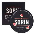 SORIN Premium Tan Accelerator Cream (Watermelon), Suitable for Outdoor Sun or Sunbeds, Fast Natural Tan with Natural Ingredients