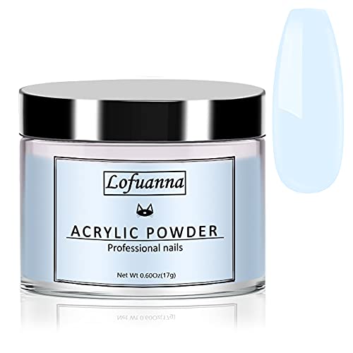 Lofuanna 17g Professional Clear Acrylic Powder Salon Quality Acrylic Nail Powder for Nails Extension Nail Art System for Home/Salon