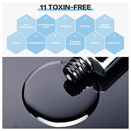 Morovan Top & Base Coat No Wipe Gel Mirror Gel Nail Polish Base And Matte Top Coat Quick Dry Long Lasting Gloss Matte Clear Resin Polish Nail Art