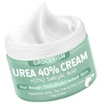 Urea Foot Cream 40 Percent Plus 2% Salicylic Acid 5.29 oz || Urea Cream for Feet with Hyaluronic Acid, Tea Tree, and Aloe Vera for Deep Moisturiz