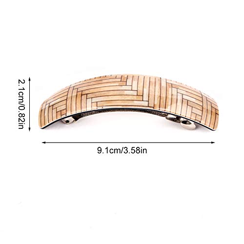 tiopeia 6 Pcs Women Hair Barrettes, Retro Automatic Hair Clip Hair Pins for Fine Hair and Medium Thick Hair(style 1)