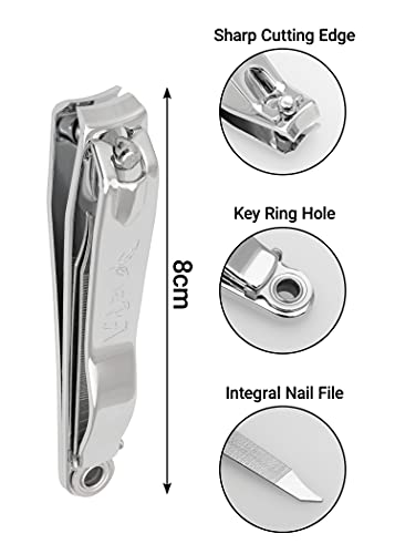 Nail Clippers - Toenail Clippers - Nail Cutter - Nail Clippers for Women - Toe Nail Clippers - Nail Clipper - Toe Nail Clipper Heavy Duty Stainle