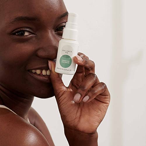 Balance Me Congested Skin Serum – 100% Natural Vegan Acne & Spot Gel - Moringa & Eucalyptus Reduces Redness & Calms Inflamed Skin – For All Skin