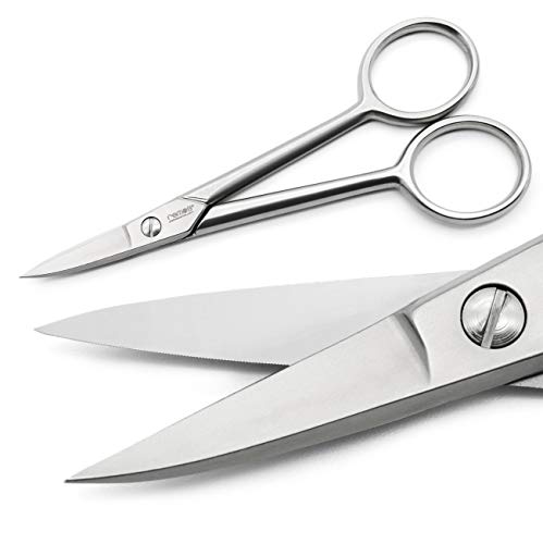 REMOS Toenail Scissors with Serrated Cutting Edge Made of Hardened Steel 13.5 cm
