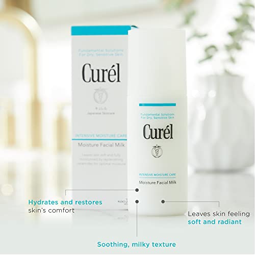 Curel Face Milk Lightweight Moisturiser for Sensitive Skin 120ml