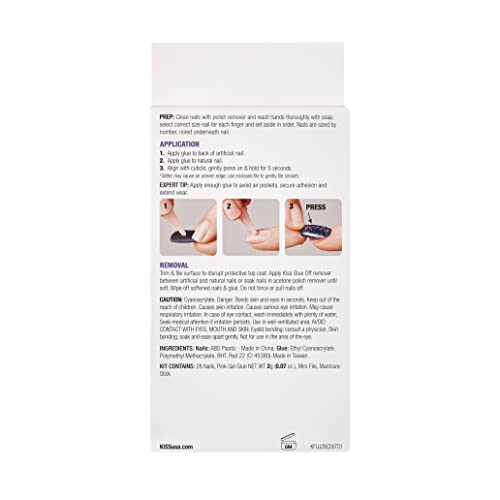 KISS Glam Fantasy Nails - Rainbow Rings