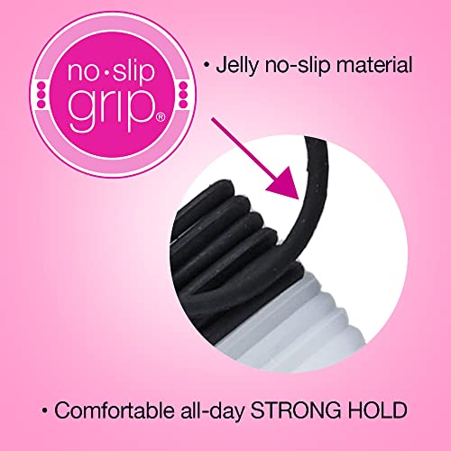 Scunci No-slip Grip Evolution Jelly Ponytailers, 14 Count, Colors May Vary