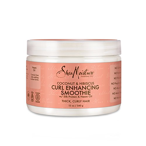 Shea Moisture Coconut & Hibiscus Curl TRIO: Includes Curl & Shine Shampoo, Curl & Shine CONDITIONER, Curl Enhancing Smoothie by Shea Moisture