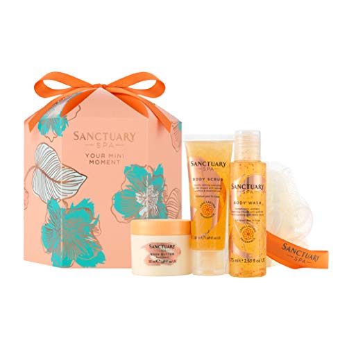 Sanctuary Spa Your Mini Moment gift Set 200 ml, Vegan Beauty gift, gifts For Women, gift For Her, Birthday gift
