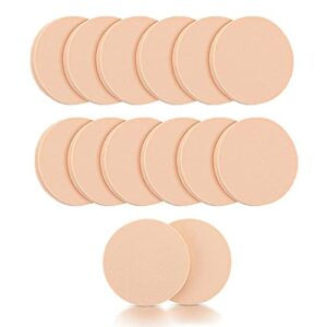 12pcs Makeup Sponge, Round Face Paint Sponge Set Reusable Makeup Sponge, Make Up Blenders Foundation Primer Puff Sponges Creams, And Powders, Wet