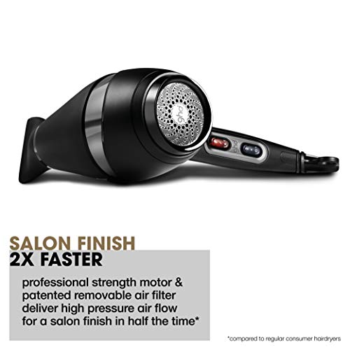 ghd Air Hair Dryer - Powerful 2,100 W Professional-Strength Motor, Advanced Ionic Technology, Smooth Salon-Style Finish