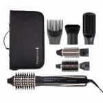 Remington Blow and Dry Caring Air Styler - Hair Dryer, Hot Brush and Hair Curler for All Hair Lenghts, 6 Attachments, 1200 Watts, AS7700