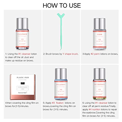 Eyebrow Lamination Kit,Professional Brow Lift Kit,DIY Eye Brow Lift Kit for Natural Trendy Shaping Brow,Thicker Brows, Easy to Use and Long Lasti