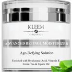 Retinol Face Cream with Hyaluronic Acid & Vitamin E | The Best Anti Aging Cream to Reduce Wrinkles & Age Spots | Day & Night use | Better than an