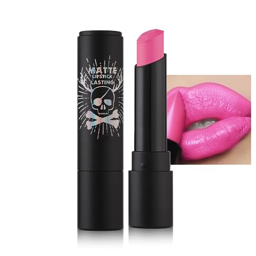 Black Lipsticks for Women Long Lasting - Matte Lipstick Highly Pigmented - Waterproof Moisturize Plumping Lip Gloss Non Stick Velvet Lipstick - U