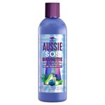 Aussie SOS Brunette Hair Hydration Vegan Blue Shampoo for Brunette Hair In Need of a Hydration Boost, With Australian Pepperberry & Aloe Vera, 29