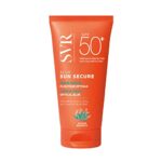 SVR SUN SECURE BLUR SPF50+ - Perfecting Soft-Focus Broad-Spectrum Face Sunblock Mousse-Primer, Ultra-High UVB/UVA Protection, Peachy, Velvet FIni