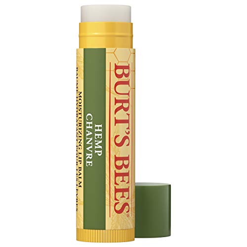 Burt's Bees Lip Balm Beeswax, Moisturising Lip Balm With Vitamin E & Peppermint Oil, 100% Natural Origin, 4.25g