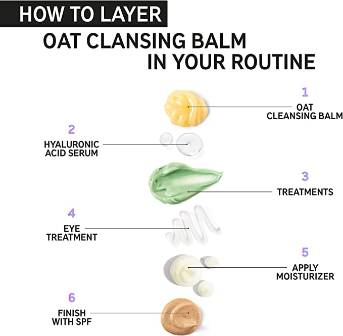 The INKEY List Oat Cleansing Balm for Removing Makeup and Cleansing Sensitive Skin 150 ml