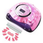 iBigLY 248W UV LED Nail Lamp, Faster Nail Dryer for Gel Nails Polish Curing Lamp with 60 Lamp Beads, 4 Timers, Auto Sensor, Home/Salon Nail Art U