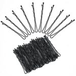 Vlasy 30 Count Bobby Pins, Black Wave Style Hair Pins for Hair Extensions, Invisible Hair Clips Bulk Hair Accessories for Women and Girls, Hair G