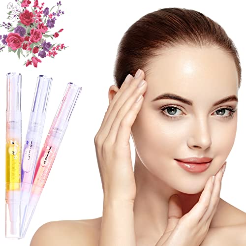 Cuticle Oil Pens for Nail Care,10PCS Mix Flavors Cuticle Revitalizer Oil Pen Set,Nail Oil Pens with Natural Ingredients Revitalize Pen with Soft