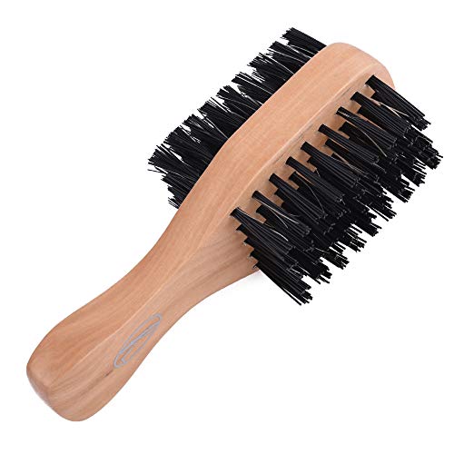 Fine Lines - Paddle Bristle Brush | Boar and Nylon Bristle Hair Brush | Soft Bristle Hair Brush for Afro, Wet or Curly Hair | Bristle Hair Brushe