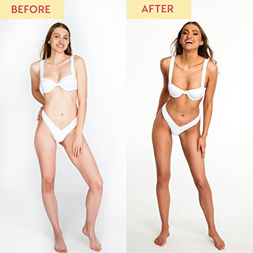 He-Shi Express Liquid Tan Instant Fake Tan Liquid, Medium – Express Fake Tan Lotion - Quick Dry Formula with No False Tan Smell - Vegan & Cruelty