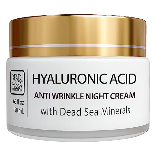Dead Sea Collection Anti-Wrinkle Night Cream for Face with Collagen - Anti Aging - Skin Care with Sea Minerals - Nourishing, Moisturizer, Hydrati