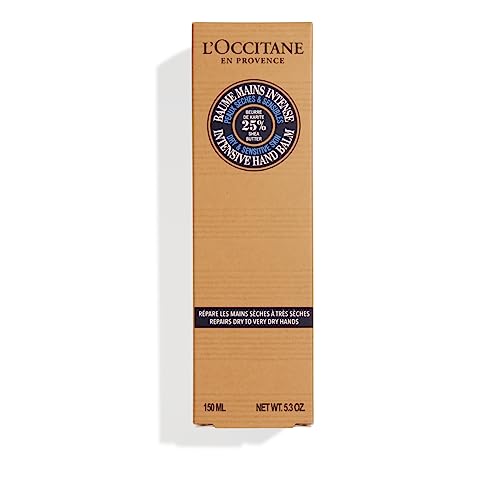 Shea Nourishing & Intensive Hand Balm with 25% Organic Shea Butter and Allantoin, Net Wt. 5.2 oz, Luxury Hand Care