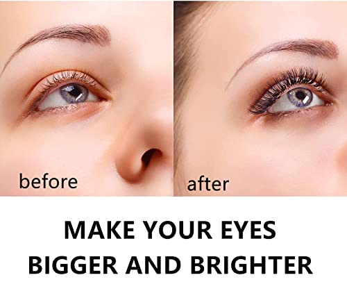 Lanciley Individual Lashes 45 Clusters Lashes C Curl DIY Eyelash Extension Kit at Home for Make-up Beginner False Eyelashes with Eyelash Glue Twe