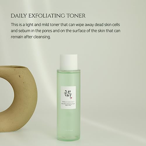 Beauty of Joseon - Green Plum Refreshing Toner: AHA + BHA, 150 ml (Pack of 1), 150.0 milliliters, Pack of 1