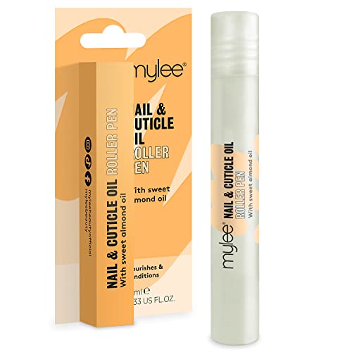 Mylee Nail & Cuticle Oil Rollerball Pen 10ml – Deeply Hydrating & Moisturising, Nourish & Condition, Non-Greasy Formula, Leaves No Sticky Residue