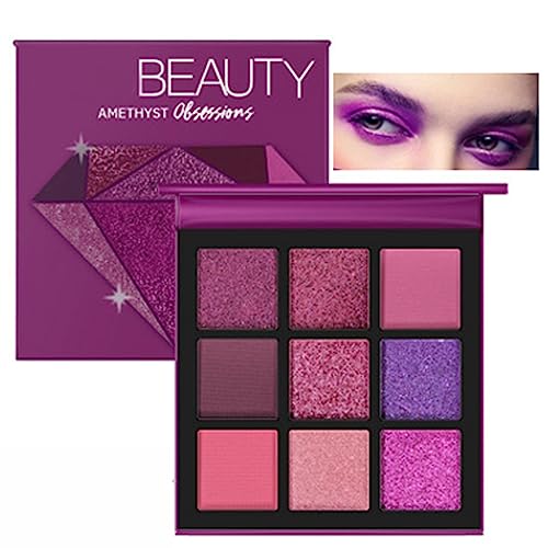 Green Eyeshadow Palette - Shimmer Eye Shadow Palette Matte and Glitter EyeShadow Make-Up Palettes Waterproof, Highly Pigmented Dark, Yellow, Gree