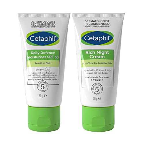 Cetaphil Rich Night Cream, 50g, For Dry To Very Dry, Sensitive Skin, With Niacinamide