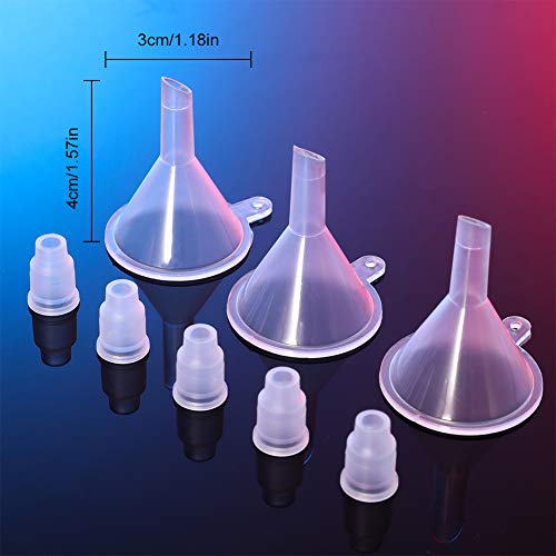 QINREN 6pcs Empty Mascara Tube, 10ml Empty Mascara Tube and Wand Refillable Mascara Tube with Eyelash Wand Eyeline Container Bottle with Rubber I