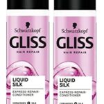 Schwarzkopf Gliss Hair Repair Liquid Silk Express Repair Conditioner 200ml- Pack of 2