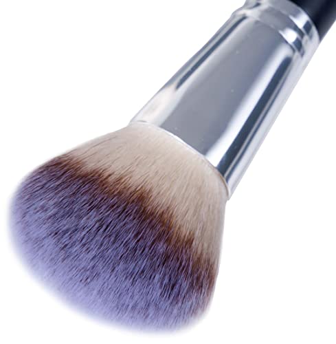 Powder Makeup Brush - Packing/Setting, Buffing, Blending, Sculpting. Suitable for use with Cream, Powder, Blush, Liquid, Bronzer and Mineral Foun