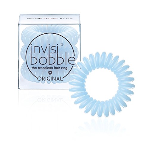 Invisibobble ORIGINAL Hair Ties, Crystal Clear, 3 Pack - Traceless, Strong Hold, Waterproof - Suitable for All Hair Types