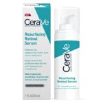 CeraVe Resurfacing Retinol Serum with Ceramides and Niacinamide for Blemish-Prone Skin, Clear, 30 ml