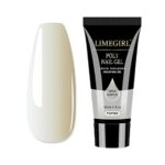 Nail Extension Gel,30ml Gel Nail Extension,Light Apricot Color Nail Extension Gel,Poly Nail Gel,Quick Building UV/LED Nail Gel,Long Lasting Wear,