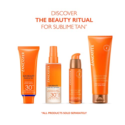 Lancaster Golden Tan Maximizer After Sun Lotion 250ml | Natural Tan Accelerator | Soothing | Cooling | After Sun For Body