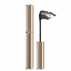 Waterproof Mascara Brown,Quick-Drying Mascara Black Volume and Length Waterproof,Fine Lash Brush Reaches All Lashes,Non-smudged,Eye Make Up Non-c
