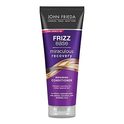 John Frieda Frizz Ease Miraculous Recovery Repairing Conditioner 250ml, Smoothing Conditioner for Frizzy Hair