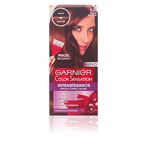 Garnier Color Sensation Brown Hair Dye Permanent 5.0 Luminous Brown