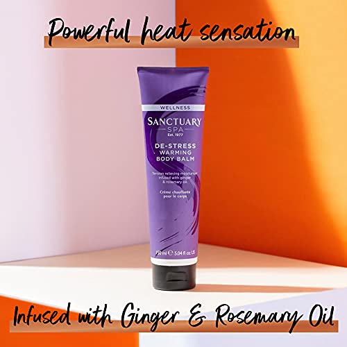 Sanctuary Spa Warming Body Balm, Deep Heat Sensation Muscle Rub, Vegan and Cruelty Free, 150 ml