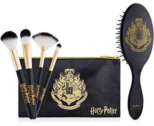 Harry Potter Makeup Bag, Brush Set for Women, Travel Toiletry Bags, Beauty Case for Girls, Cosmetic Accessories Sets for Ladies