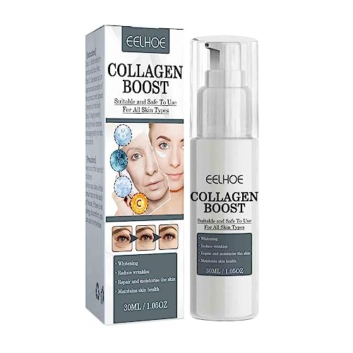 EELHOE Collagen Boost Anti Aging Serum, Anti-Aging Serum, Anti-Wrinkle Face Serum Fade Microgroove, Blemish Skin Corrector Serum, Dark Spot Corre