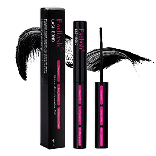 Lash Bond and Seal Eyelash Lashes Glue for Individual Cluster DIY Eyelash Extensions Adhesive Strong Hold 48-72 Hours Waterproof Lashes 0.35OZ